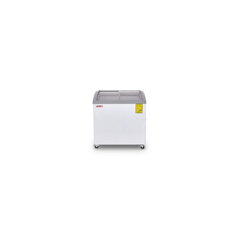 CONGELADOR HORIZONTAL TAPA DE CRISTAL CURVO 8 PIES CHC-80CR