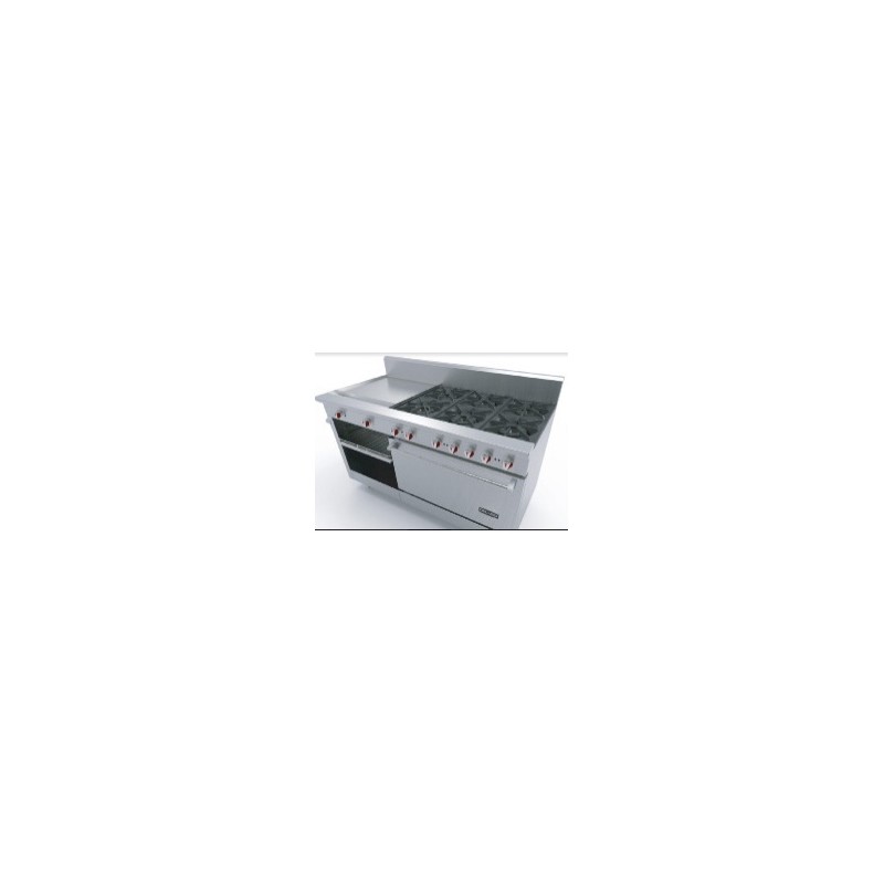 ESTUFA 6 QUEMADORES Y HORNO  CG-61PD