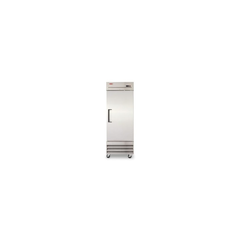 REFRIGERADOR VERTICAL PUERTA SÓLIDA 23 PIES ACERO INOXIDABLE  RVSA-23UI