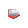 VITRINA CALIENTE SOBRE MOSTRADOR DE CRISTAL CURVO BN-660R