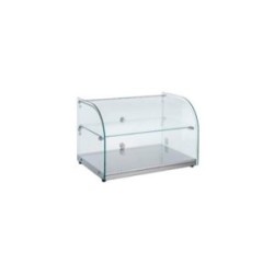 VITRINA EXHIBIDORA NEUTRA CRISTAL CURVO RTZ-45L
