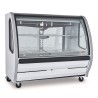 VITRINA DELICATESSEN VIDRIO PANORAMICO BLANCA TEM150